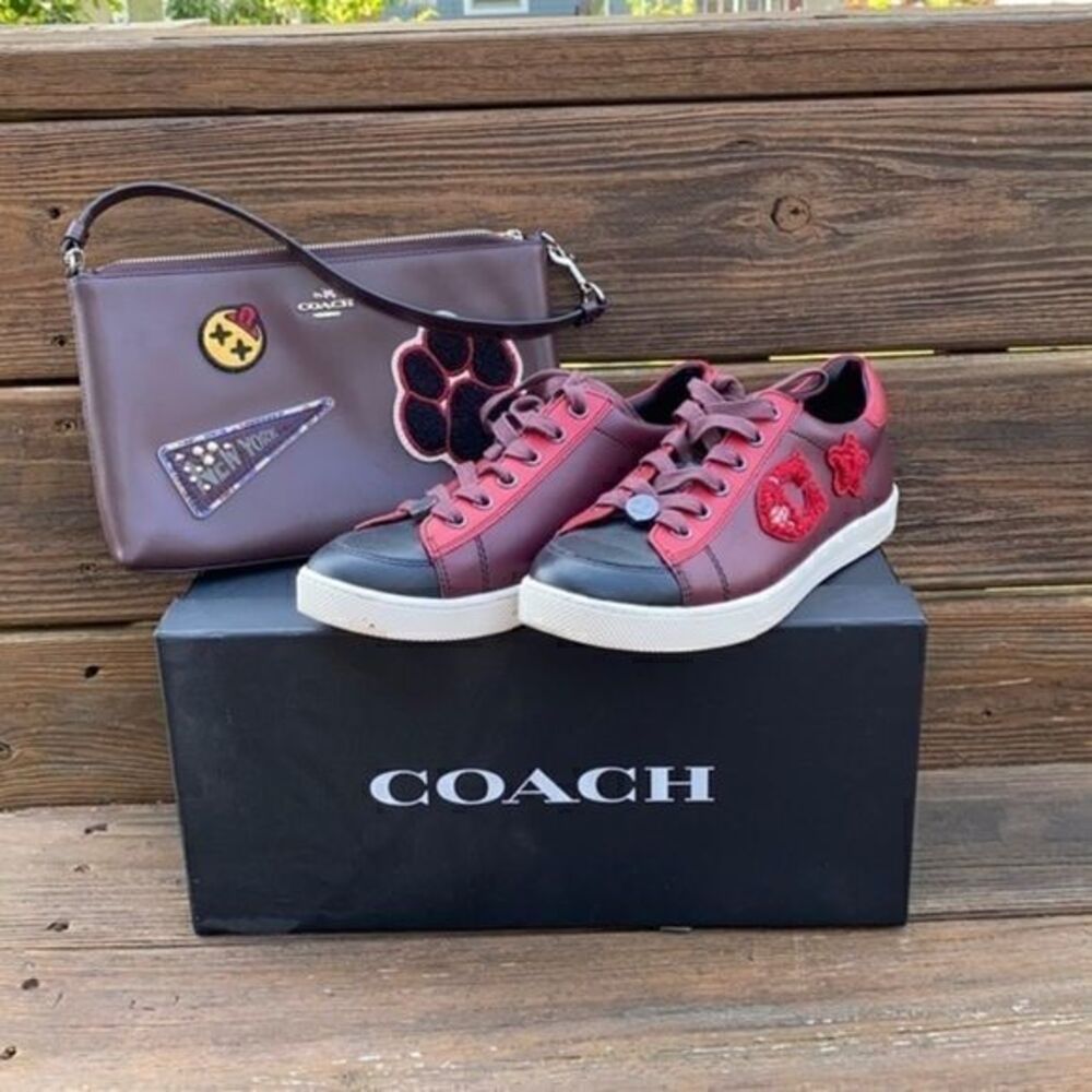 Coach Leather Sneakers Sz 8.5
